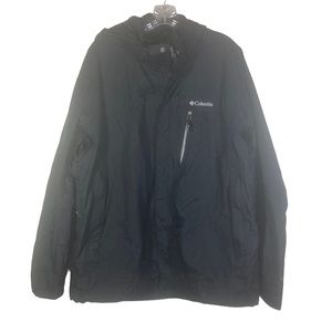Columbia Rain Jacket. Black. Size XL